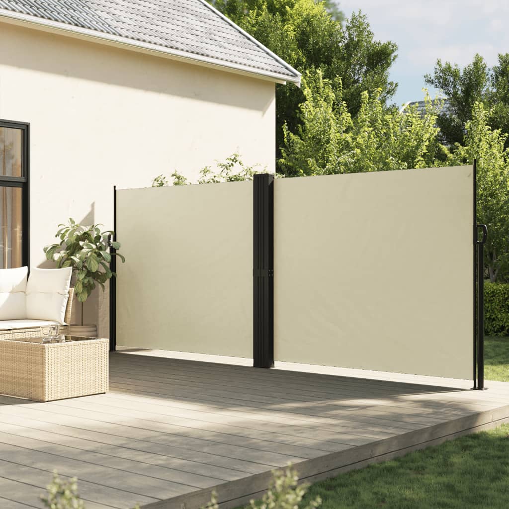 vidaXL Store latéral rétractable crème 180x600 cm