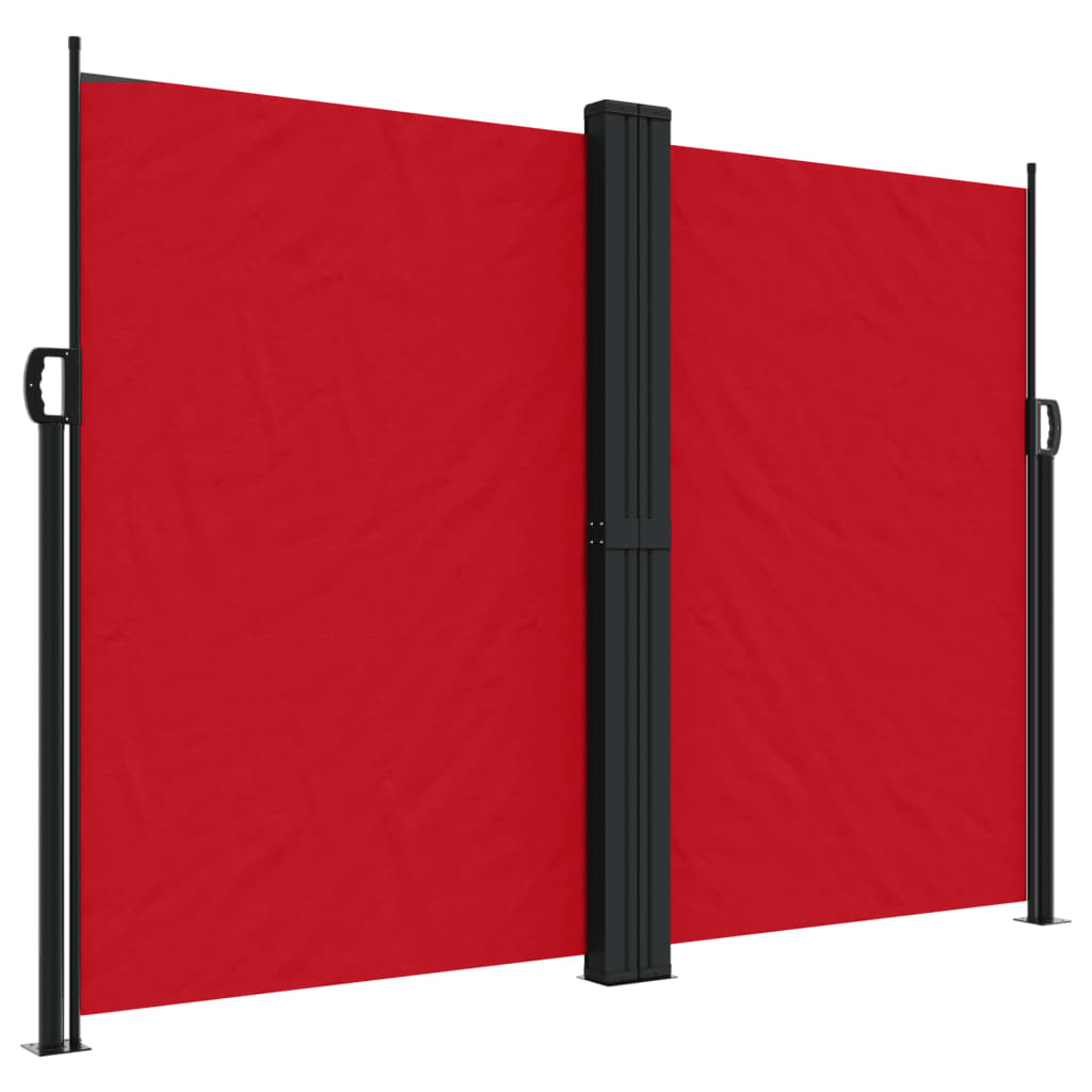 vidaXL Store latéral rétractable Rouge 180x600 cm