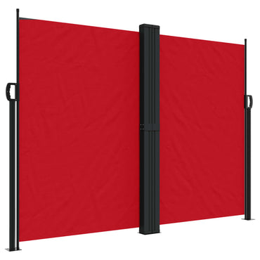 vidaXL Store latéral rétractable Rouge 180x600 cm
