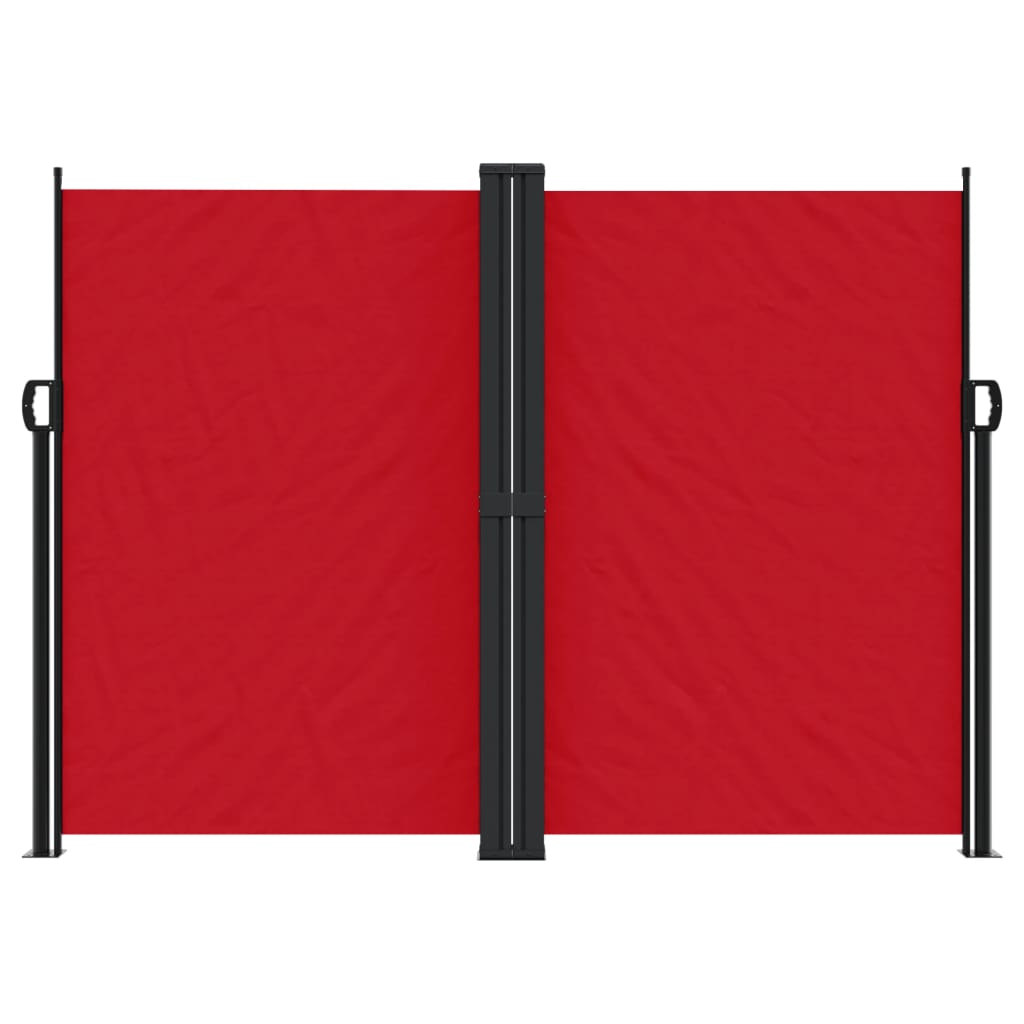 vidaXL Store latéral rétractable Rouge 180x600 cm