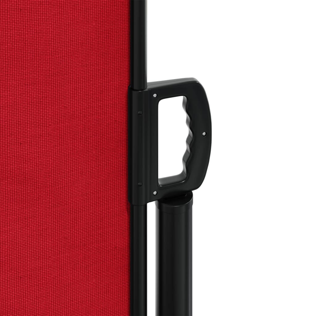 vidaXL Store latéral rétractable Rouge 180x600 cm