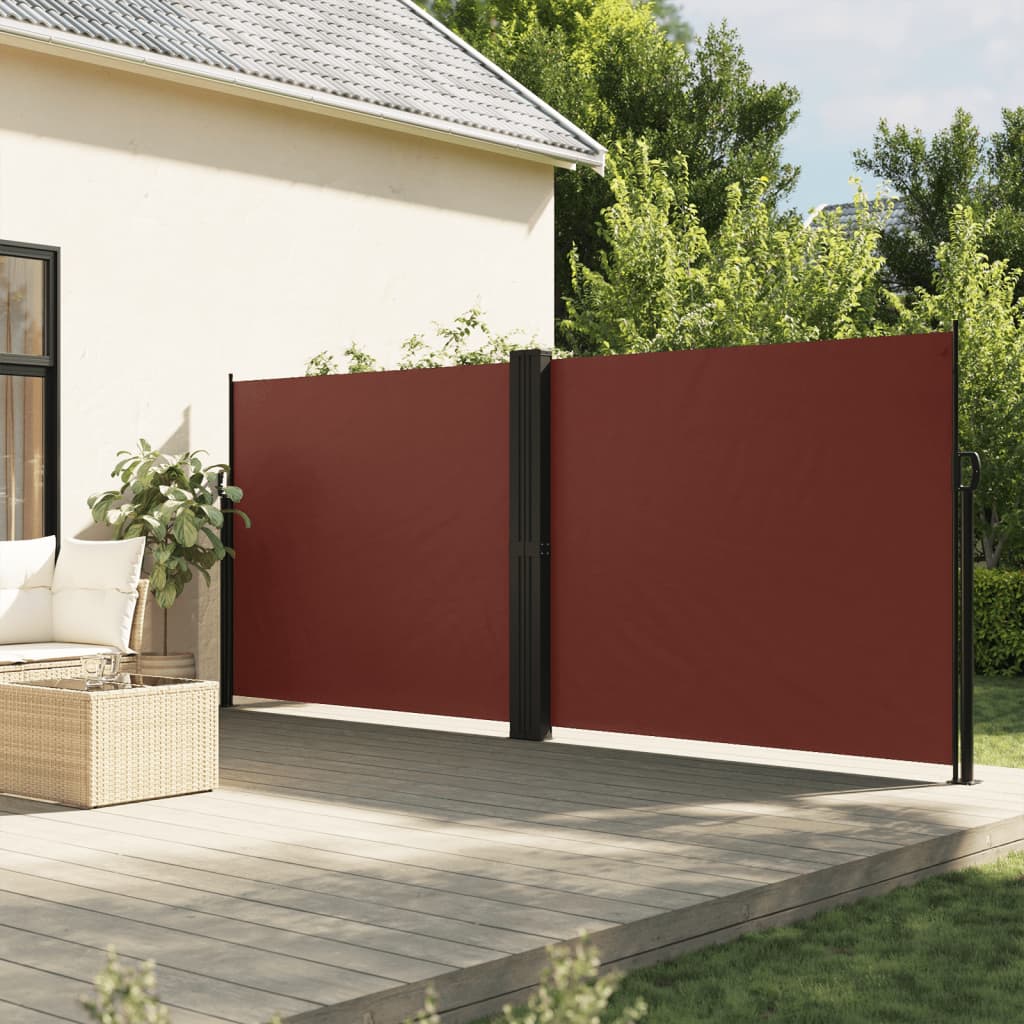Store latéral escamotable vidaXL Marron 180x600 cm