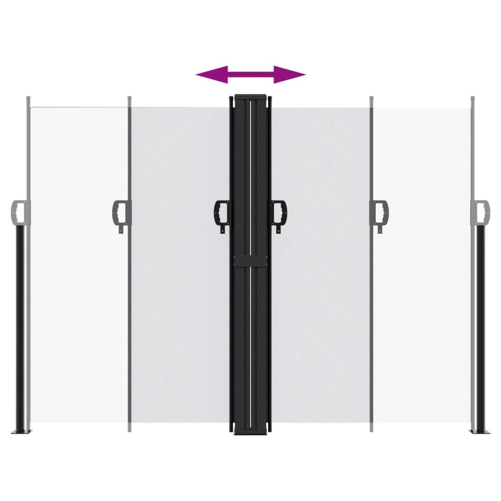 vidaXL Store latéral rétractable blanc 180x600 cm