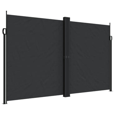 Store latéral rétractable vidaXL Noir 200x600 cm