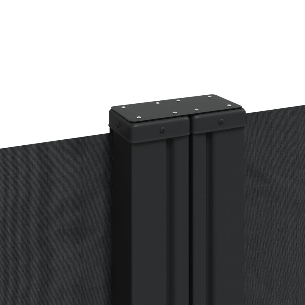 Store latéral rétractable vidaXL Noir 200x600 cm