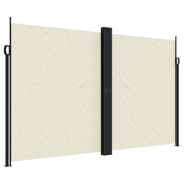 vidaXL Store latéral rétractable crème 200x600 cm