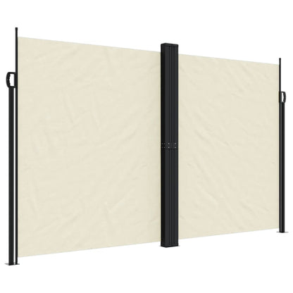 vidaXL Store latéral rétractable crème 200x600 cm