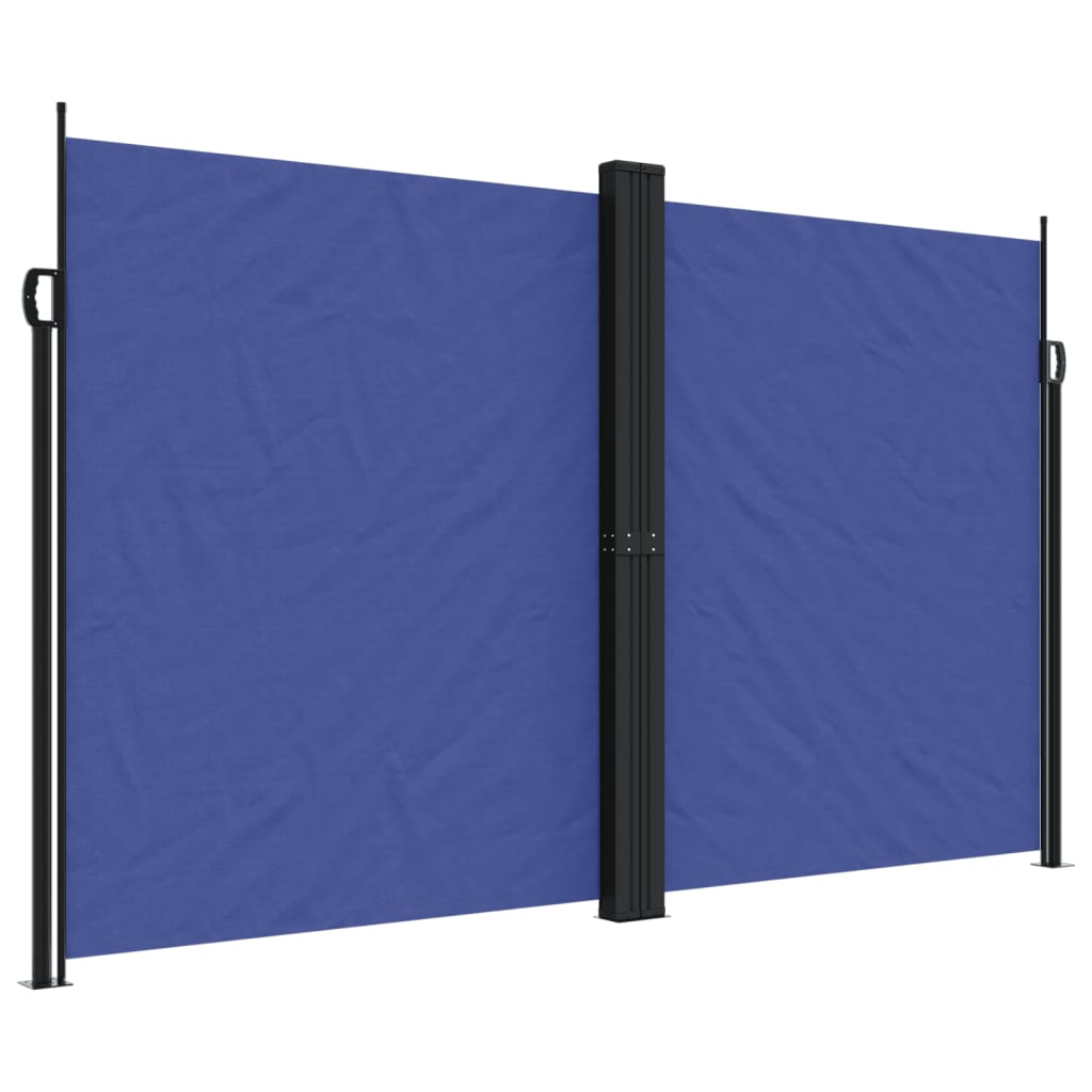 Store latéral rétractable vidaXL bleu 200x600 cm