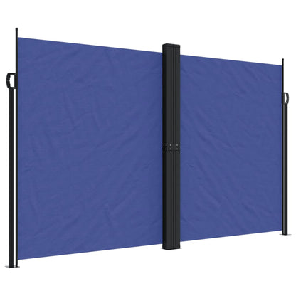 Store latéral rétractable vidaXL bleu 200x600 cm