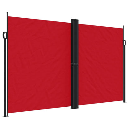 vidaXL Seitenmarkise Ausziehbar Rot 200x600 cm