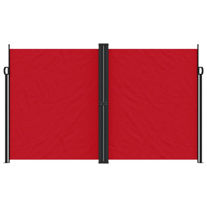 vidaXL Seitenmarkise Ausziehbar Rot 200x600 cm