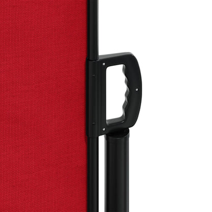 vidaXL Seitenmarkise Ausziehbar Rot 200x600 cm