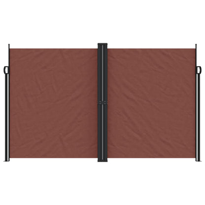 vidaXL Seitenmarkise Ausziehbar Braun 200x600 cm