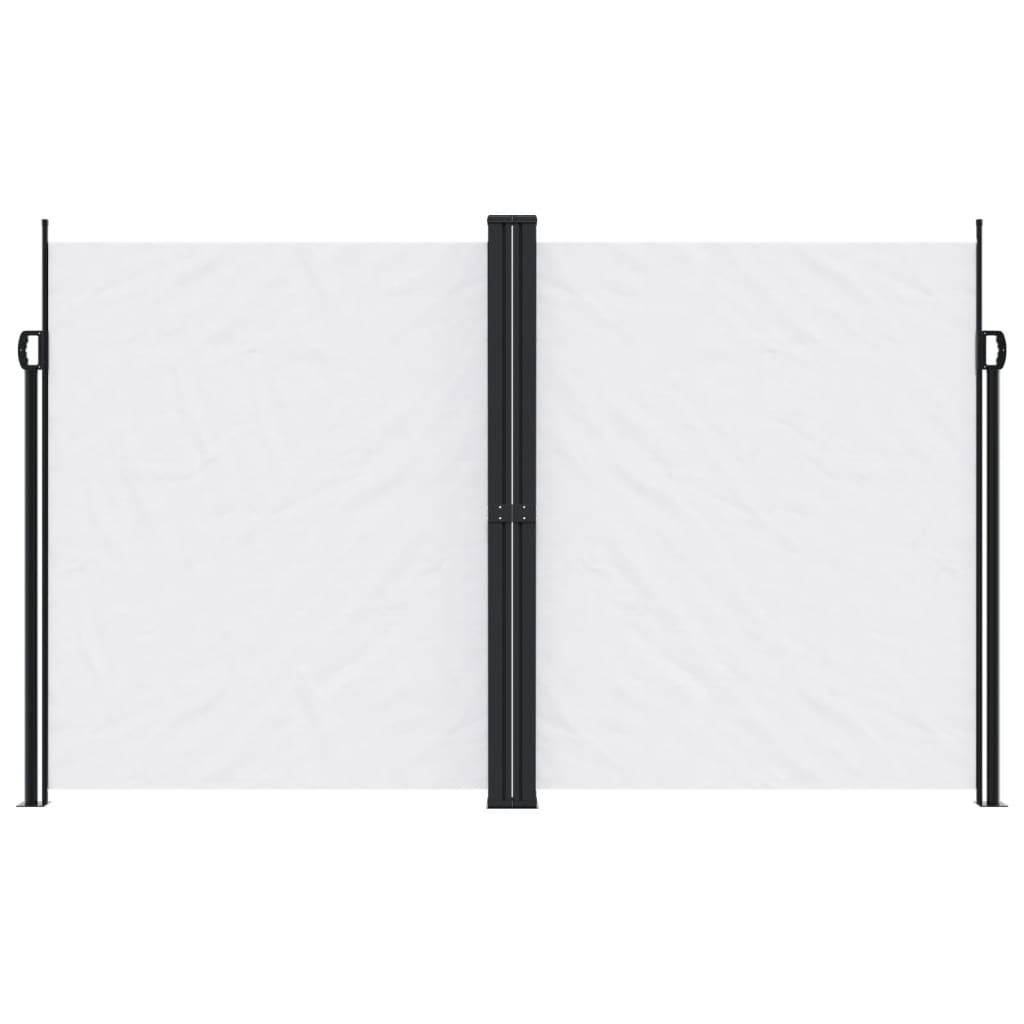 vidaXL Seitenmarkise Ausziehbar Weiß 200x600 cm