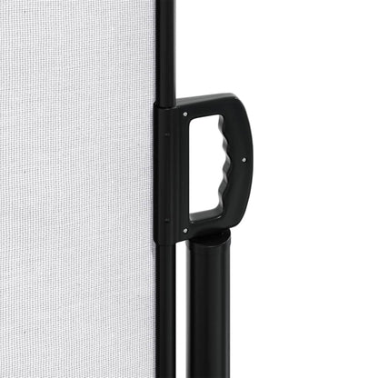vidaXL Seitenmarkise Ausziehbar Weiß 200x600 cm