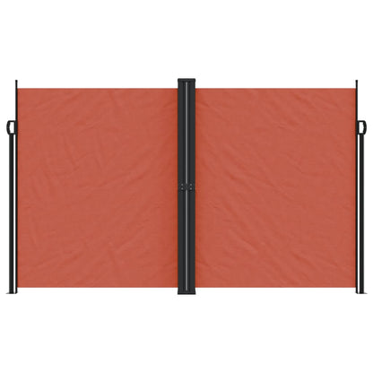 vidaXL Seitenmarkise Ausziehbar Terrakottarot 200x600 cm