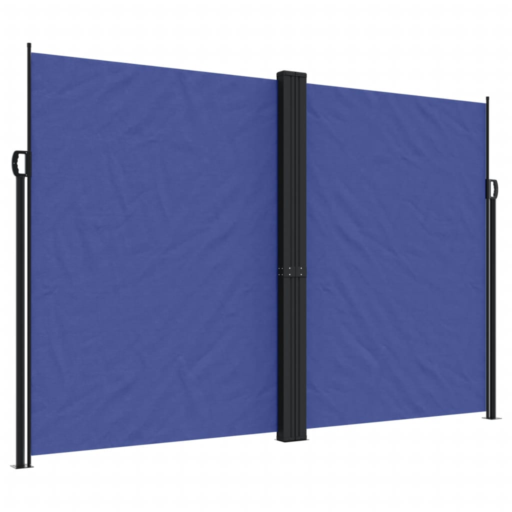 Store latéral vidaXL rétractable bleu 220x600 cm