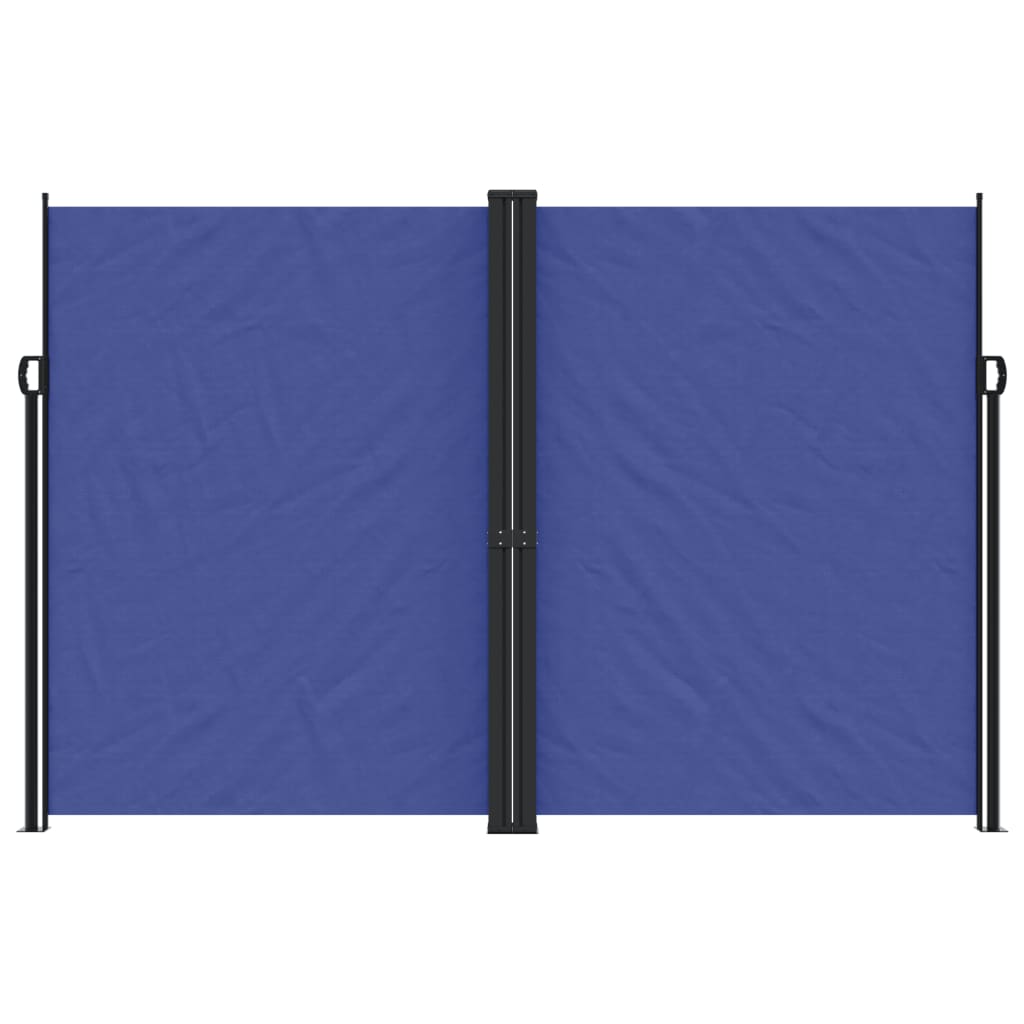 Store latéral vidaXL rétractable bleu 220x600 cm