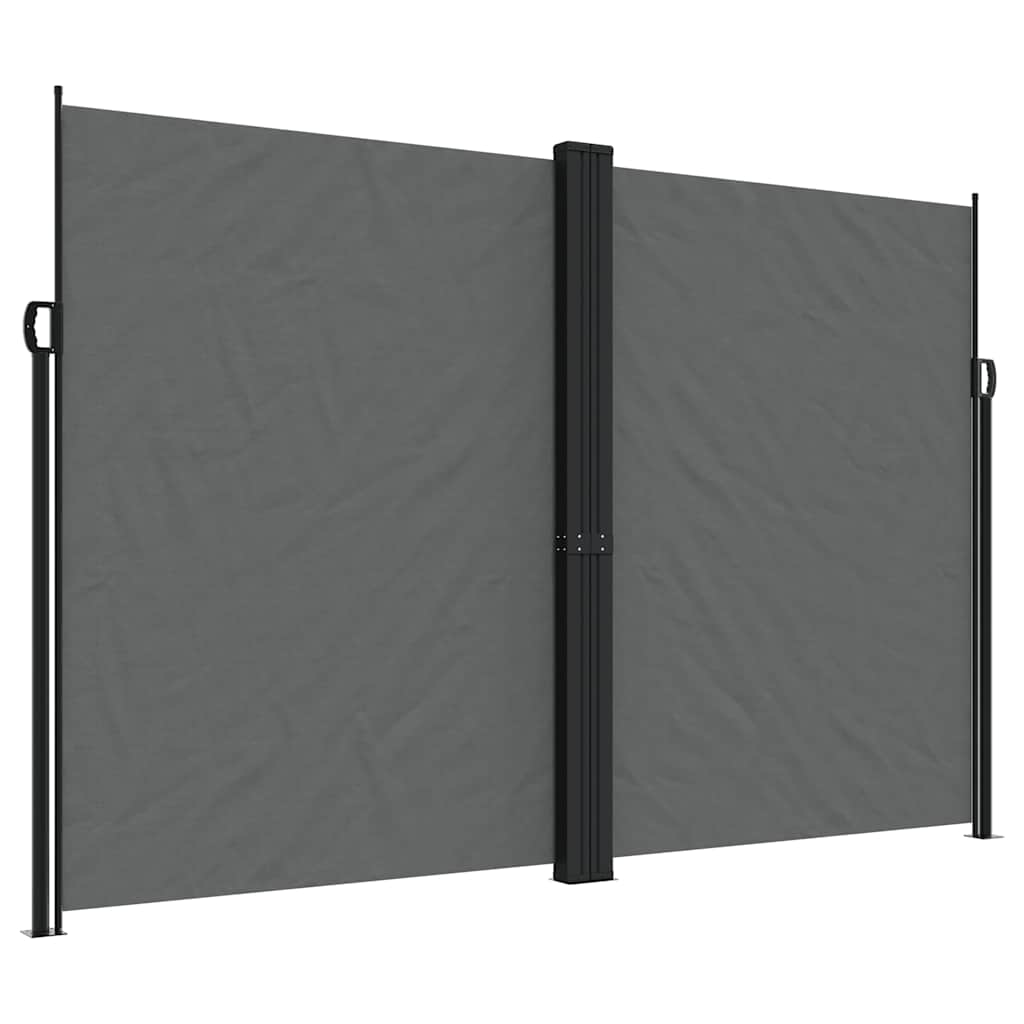 vidaXL Seitenmarkise Ausziehbar Anthrazit 220x600 cm