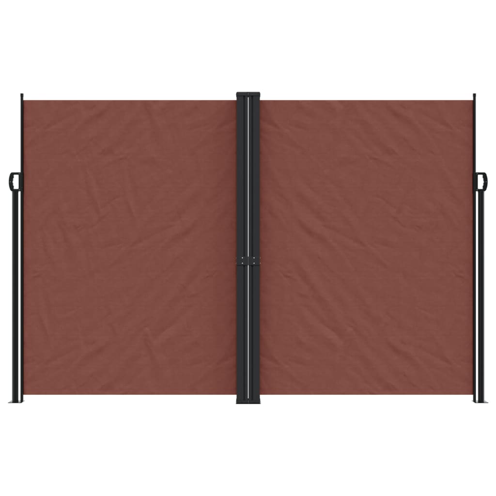 Store latéral vidaXL rétractable marron 220x600 cm