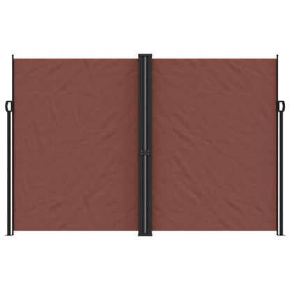 Store latéral vidaXL rétractable marron 220x600 cm