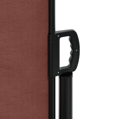 Store latéral vidaXL rétractable marron 220x600 cm