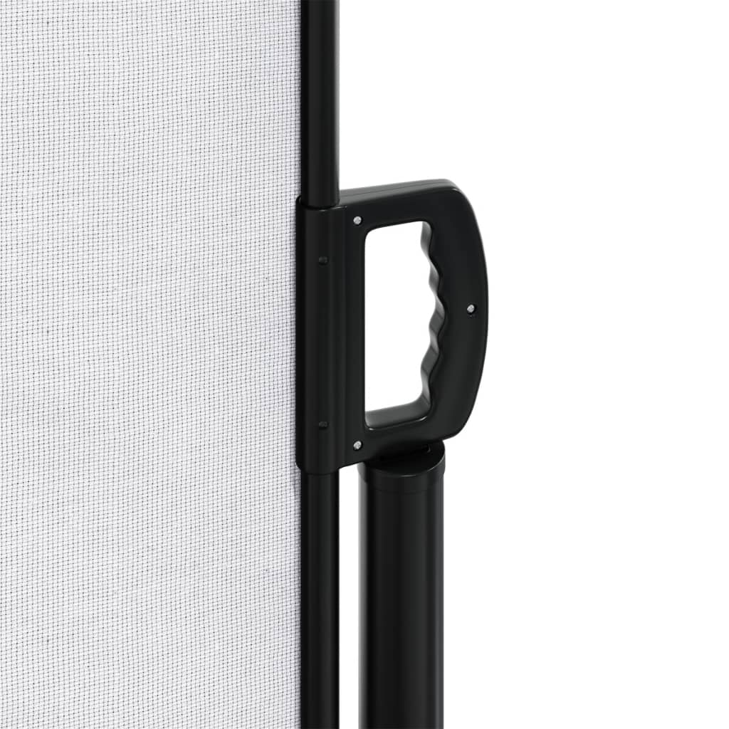 vidaXL Seitenmarkise Ausziehbar Weiß 220x600 cm
