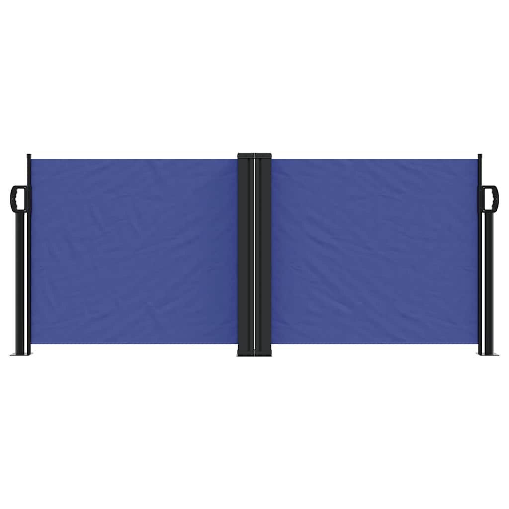 Seitenmarkise Ausziehbar Blau 100x1000 cm