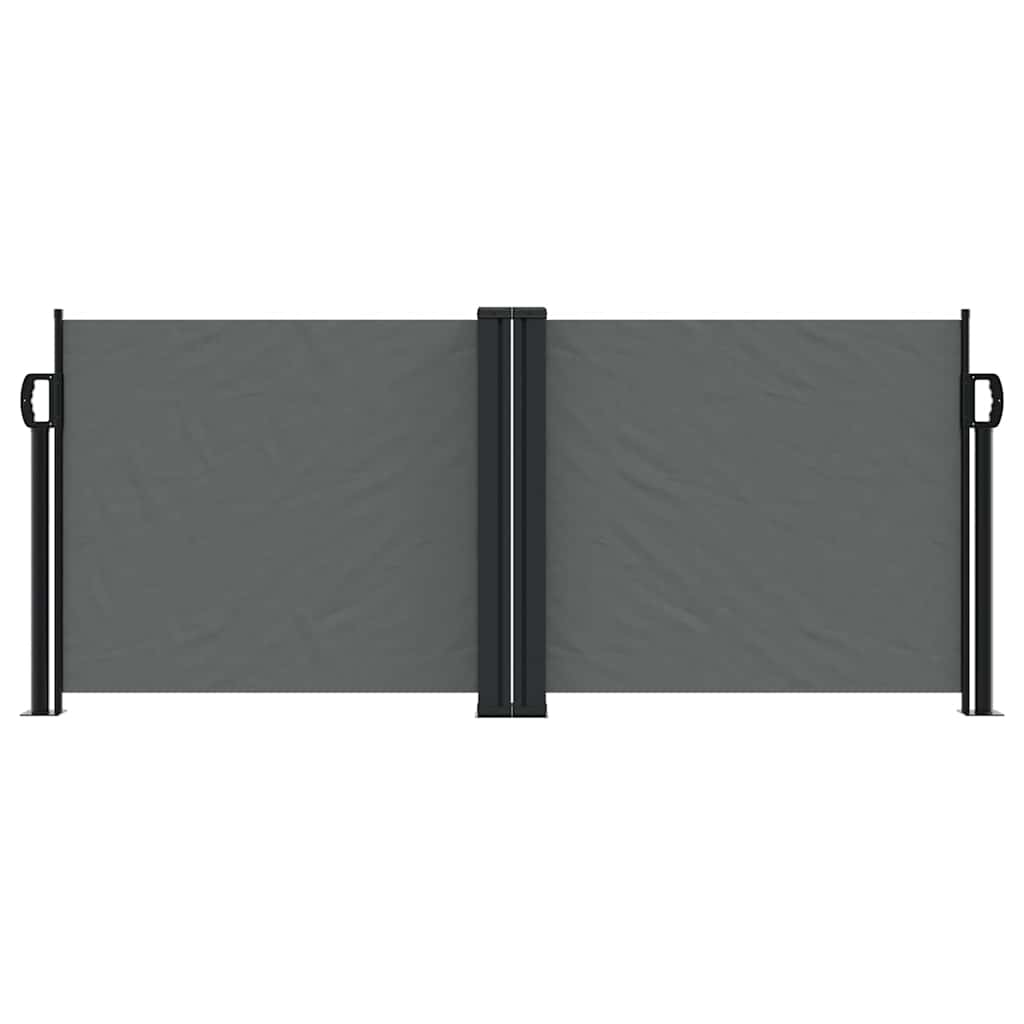 vidaXL Seitenmarkise Ausziehbar Anthrazit 100x1000 cm