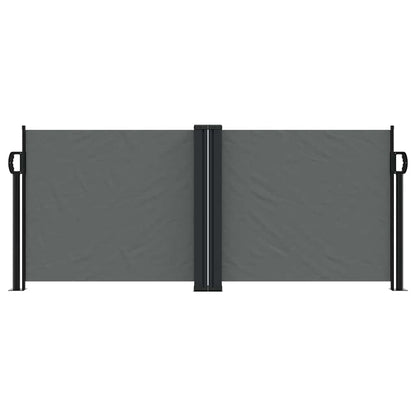 vidaXL Seitenmarkise Ausziehbar Anthrazit 100x1000 cm