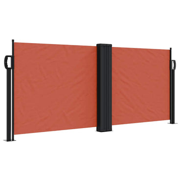 Store latéral rétractable vidaXL rouge terre cuite 100x1000 cm