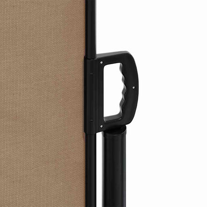 vidaXL Seitenmarkise Ausziehbar Taupe 100x1000 cm