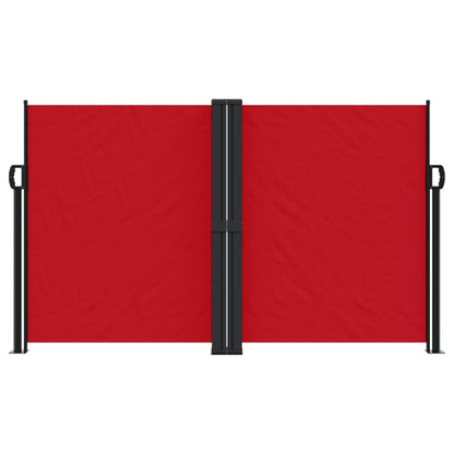 vidaXL Seitenmarkise Ausziehbar Rot 140x1000 cm