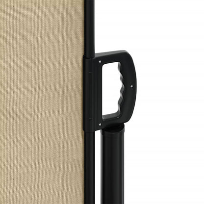 vidaXL Seitenmarkise Ausziehbar Beige 140x1000 cm