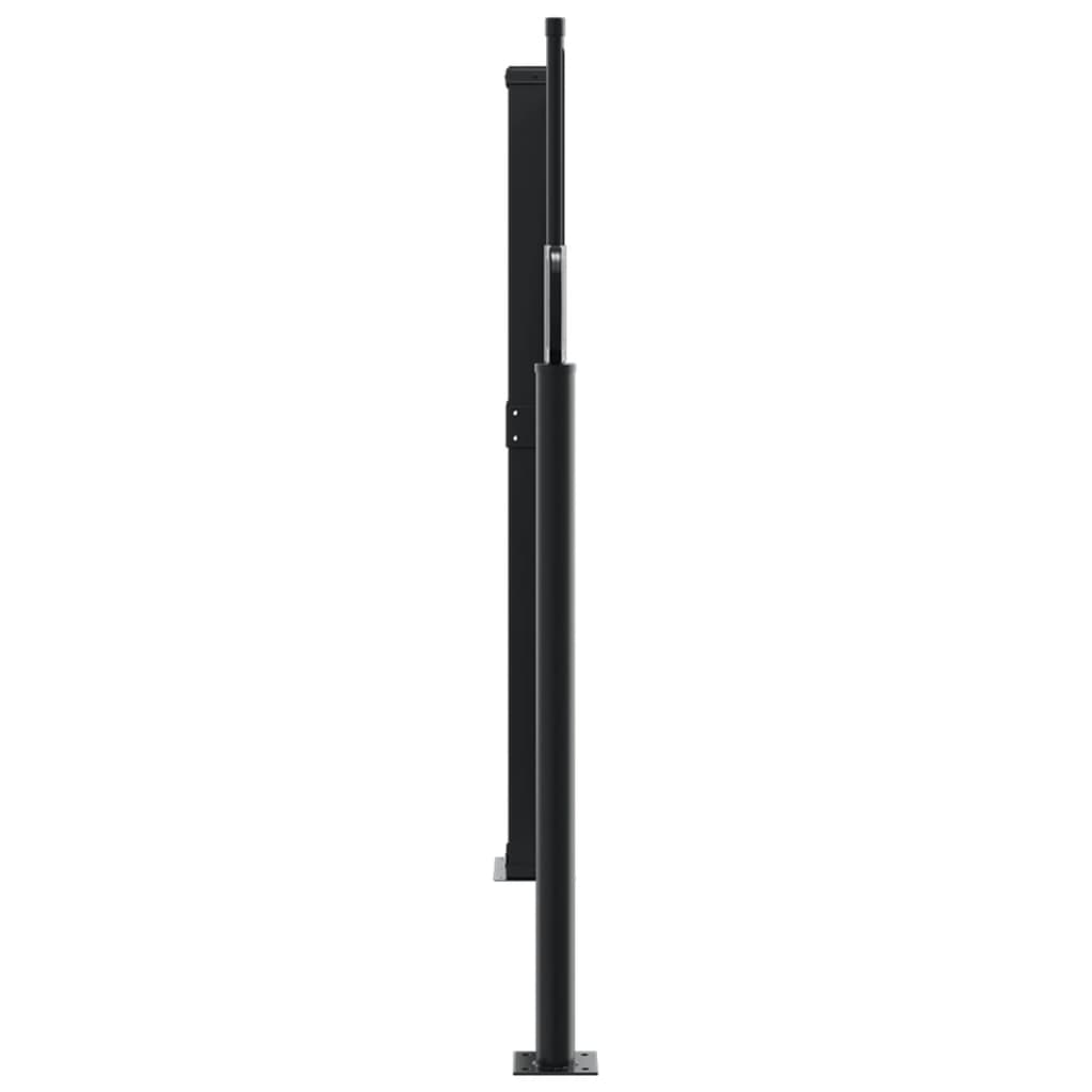 vidaXL Brise-vue latéral rétractable Vert Foncé 140x1000 cm