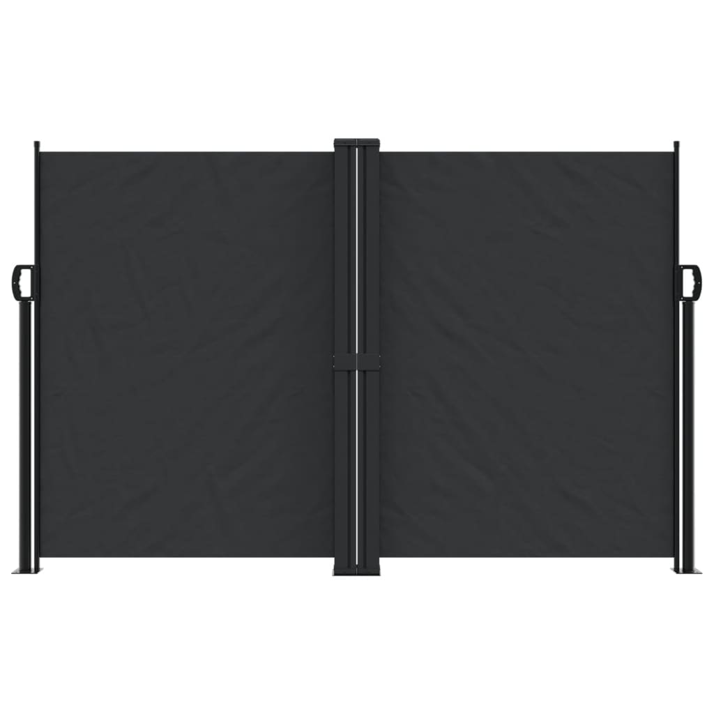 vidaXL Store latéral rétractable Noir 160x1000 cm