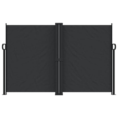 vidaXL Store latéral rétractable Noir 160x1000 cm