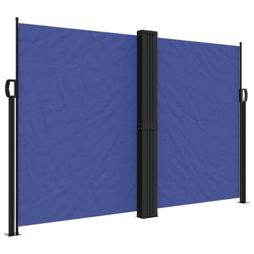 vidaXL Store latéral rétractable bleu 160x1000 cm