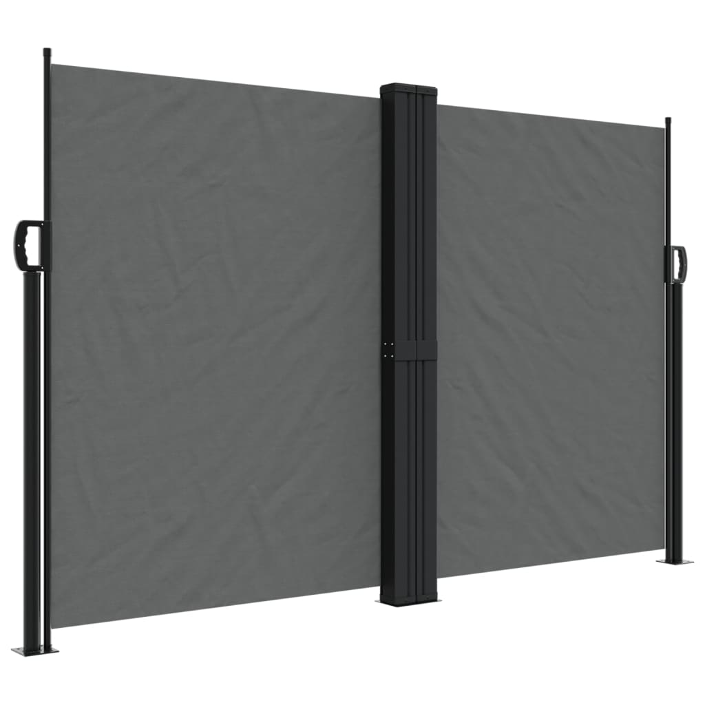 vidaXL Store latéral rétractable anthracite 160x1000 cm