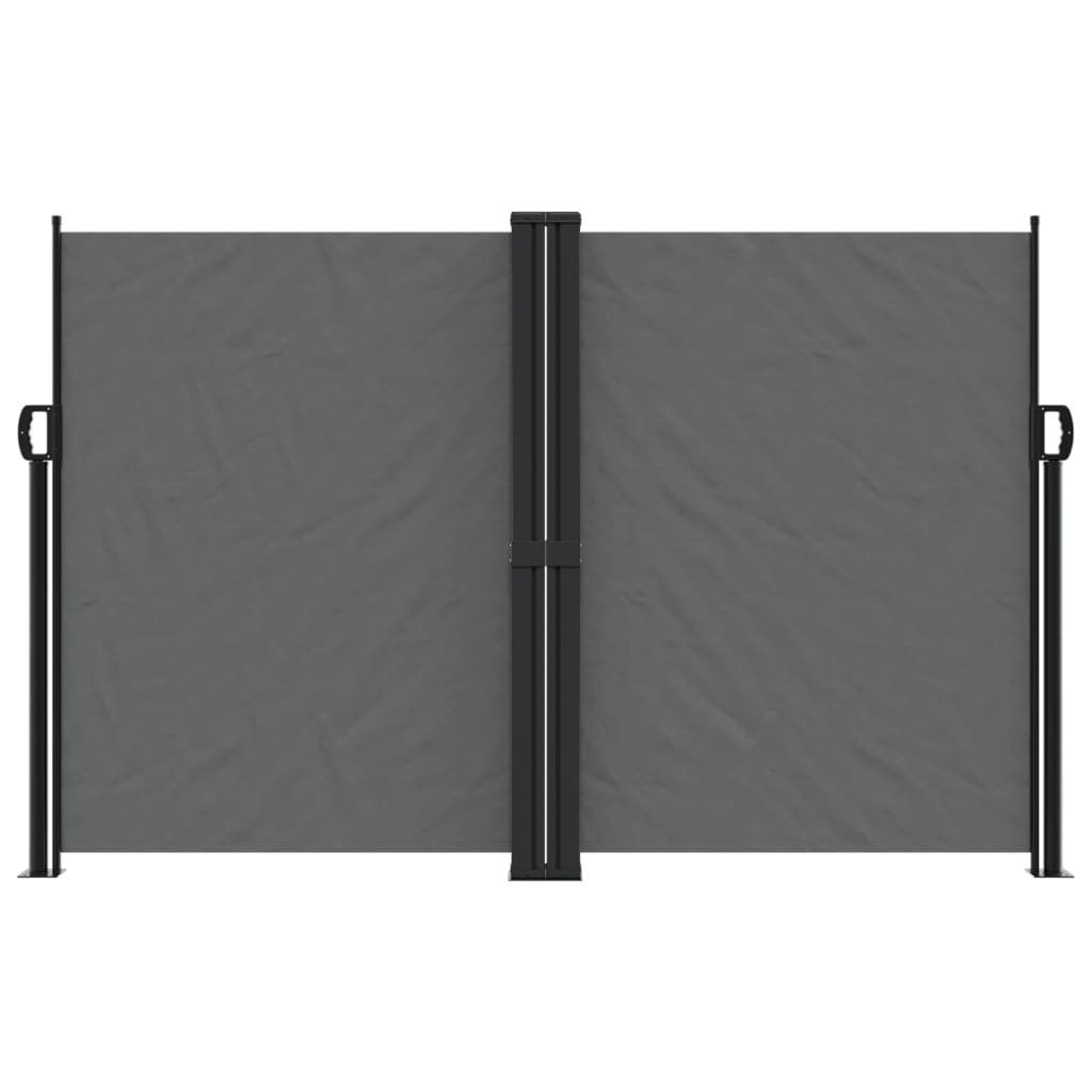 vidaXL Store latéral rétractable anthracite 160x1000 cm