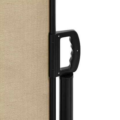 vidaXL Seitenmarkise Ausziehbar Beige 160x1000 cm