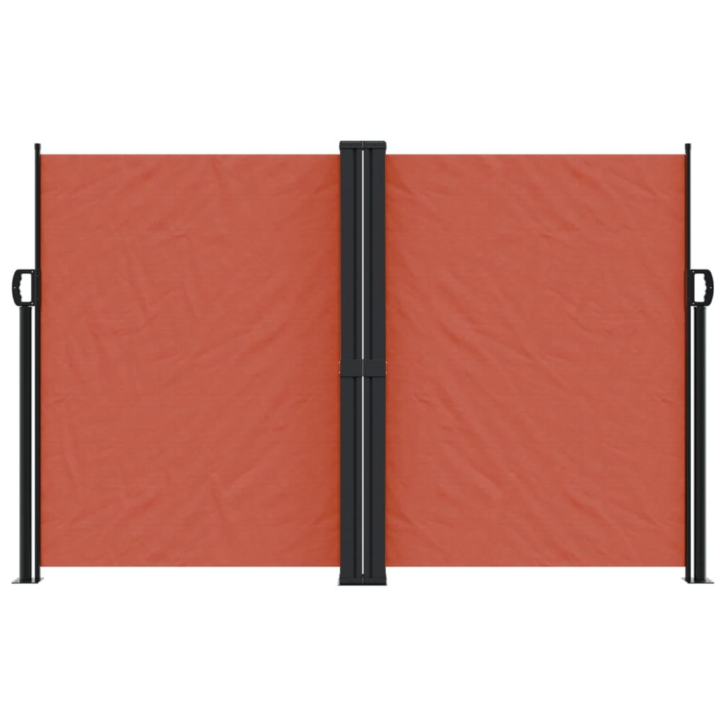 Store latéral escamotable vidaXL rouge terre cuite 160x1000 cm