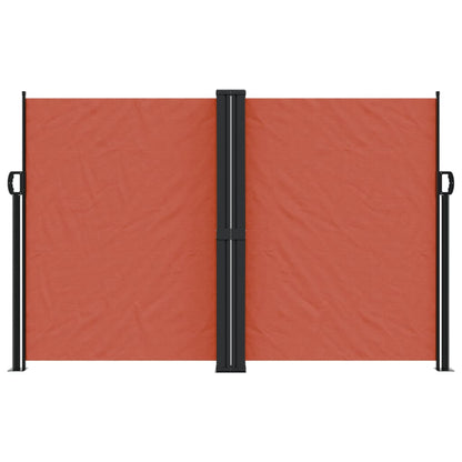 Store latéral escamotable vidaXL rouge terre cuite 160x1000 cm