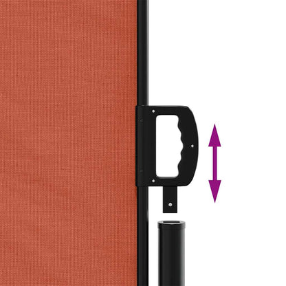 Store latéral escamotable vidaXL rouge terre cuite 160x1000 cm