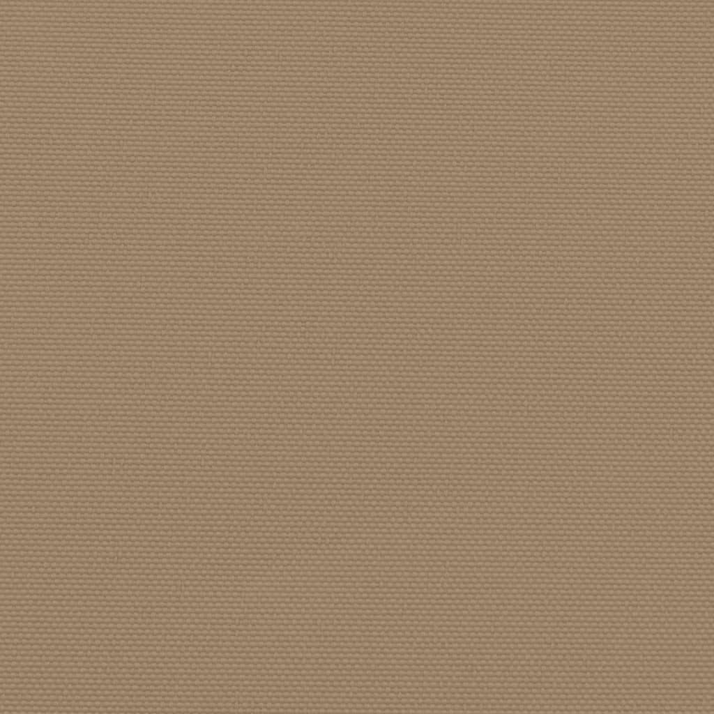 vidaXL Seitenmarkise Ausziehbar Taupe 160x1000 cm