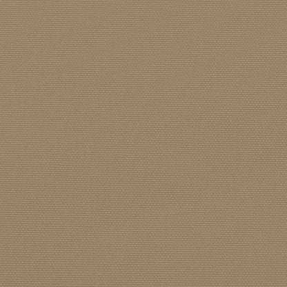 vidaXL Seitenmarkise Ausziehbar Taupe 160x1000 cm