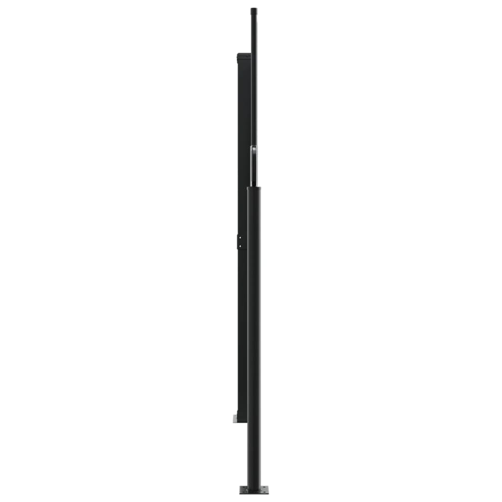 vidaXL Seitenmarkise Ausziehbar Terrakottarot 180x1000 cm