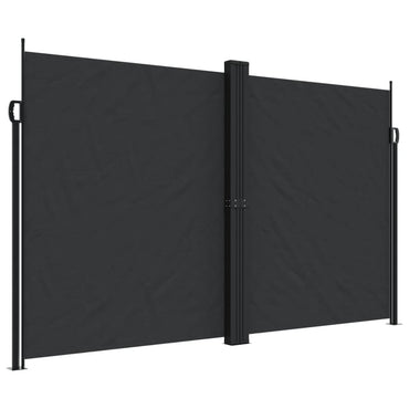 Store latéral rétractable vidaXL noir 200x1000 cm