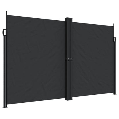Store latéral rétractable vidaXL noir 200x1000 cm