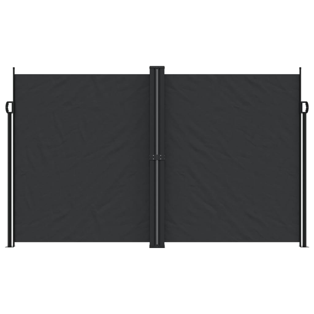 Store latéral rétractable vidaXL noir 200x1000 cm